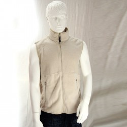 Gilet en polaire unisexe beige Traveller