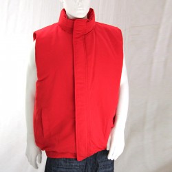 Veste sans manche unisexe rouge Bodywarmer