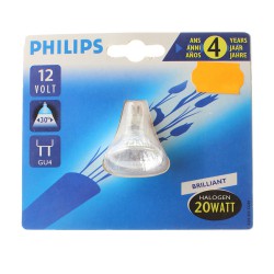 Ampoule halogène GU4 12V – 20W ou 35W Philips