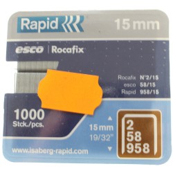 Agrafes Rapid 15mm