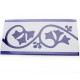 Frise listel Printania bleue 20 x 10cm
