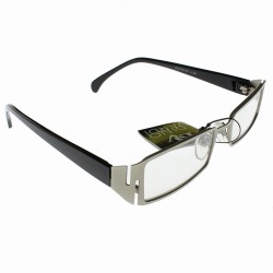 Lunettes de lecture argent et noir