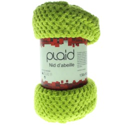Plaid nid d'abeille