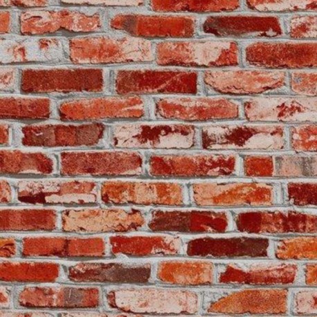 Rouleau adhésif décoratif 45cm x 2m mur de briques