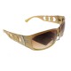 Lunettes de soleil beige