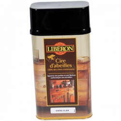 Cire d'abeille liquide 1L chêne clair Libéron