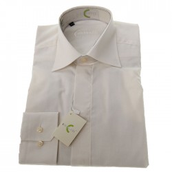 Chemise ivoire col pointe Cornalli