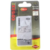 Agrafes carrées 9,5mm 500 pièces