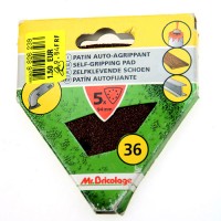 5 patin auto-agrippant triangulaires