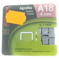 Agrafes A18 4mm